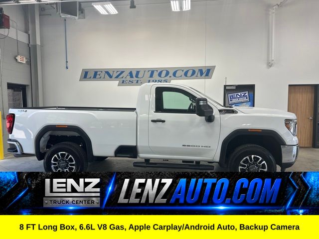 Summit White 2022 GMC Sierra 3500HD Pickup Truck Four-Wheel Drive 6-Speed Automatic