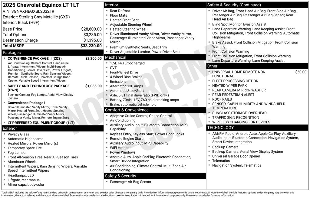 2025 Chevrolet Equinox LT Gray at Bob Mills Chevrolet