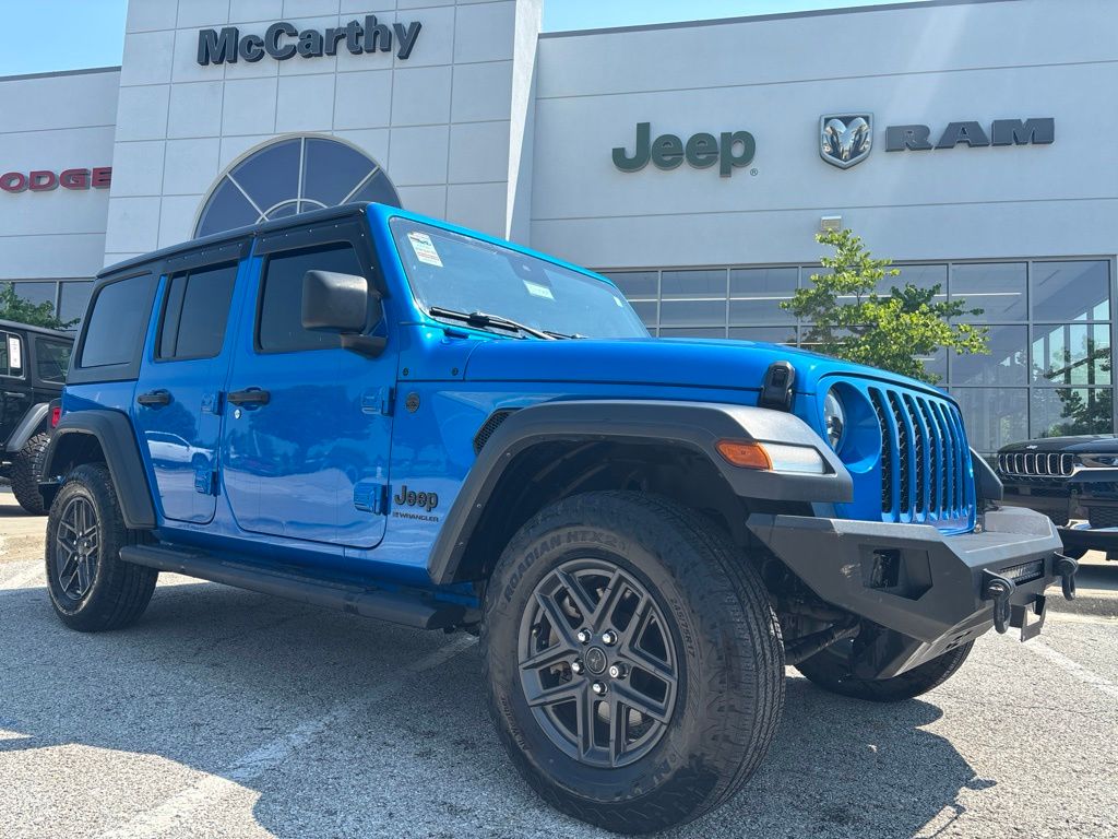 Blue Pearl 2024 Jeep Wrangler SUV / Crossover Four-Wheel Drive 8-Speed Automatic