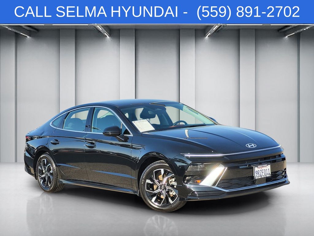 Onyx Black 2024 Hyundai Sonata SEL FWD Sedan Front-Wheel Drive 8-Speed Automatic