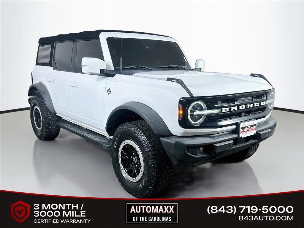 Oxford White 2021 Ford Bronco SUV / Crossover Four-Wheel Drive Automatic
