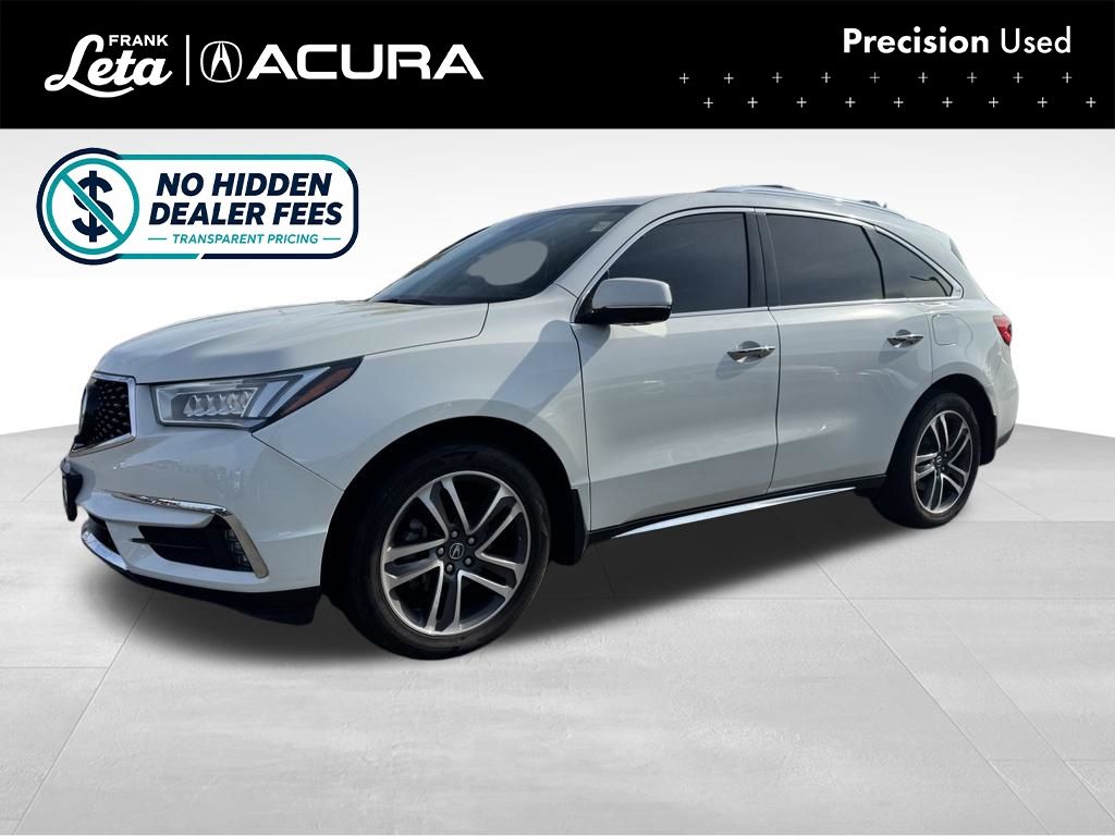 White Diamond Pearl 2017 Acura MDX SUV / Crossover 9-Speed Automatic