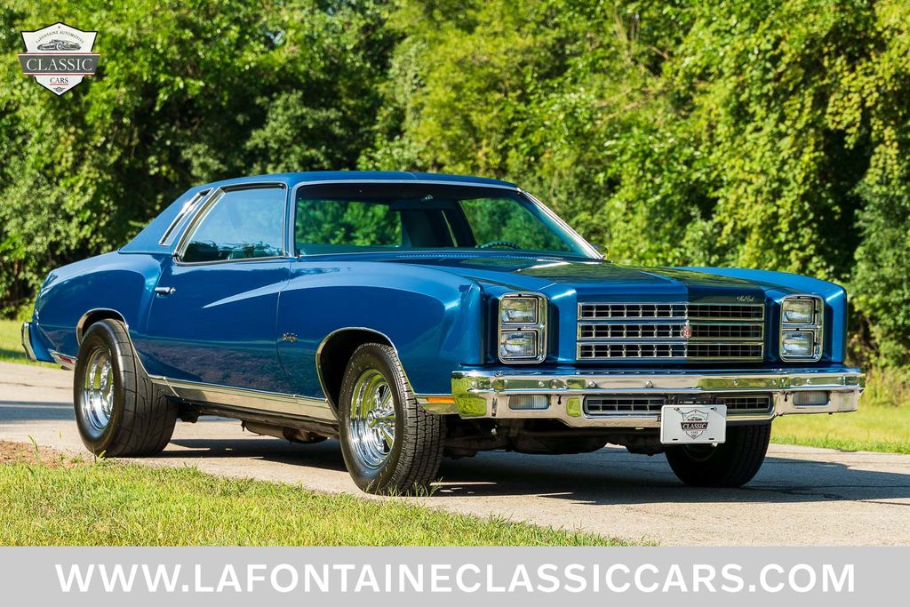 Dark Blue 1976 Chevrolet Monte Carlo Coupe Automatic