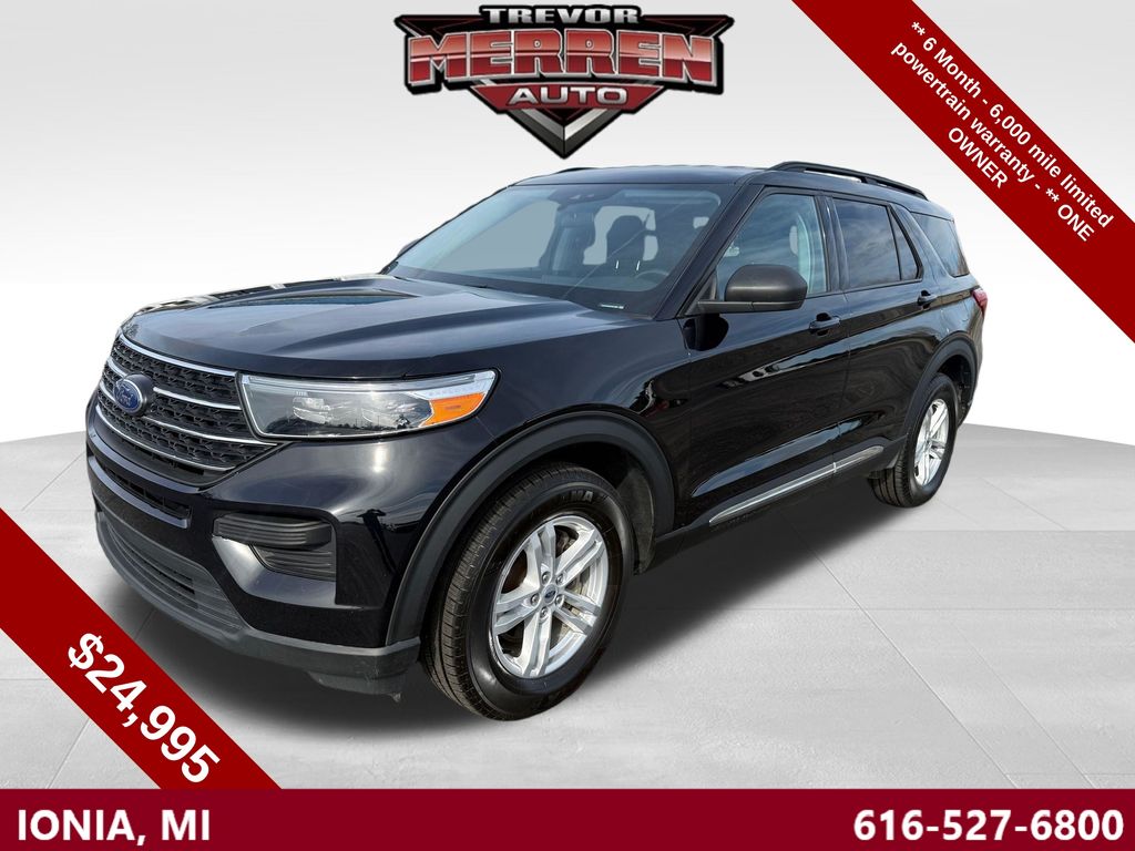 Black Metallic 2023 Ford Explorer XLT AWD SUV / Crossover All-Wheel Drive Automatic