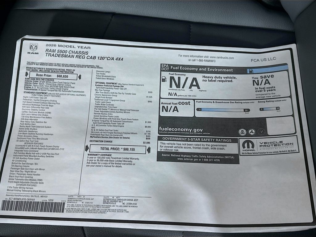 New 2026 White Ram Tradesman 120CA Dually image 20