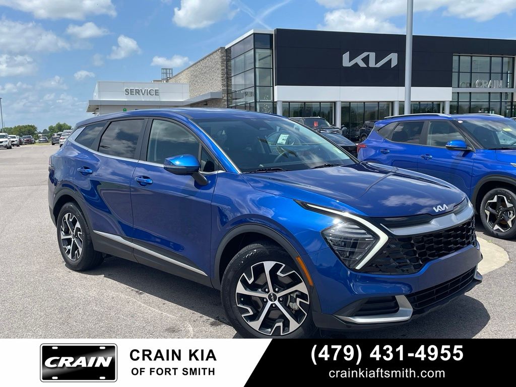 Sapphire Blue 2024 Kia Sportage SUV / Crossover Front-Wheel Drive 8-Speed Automatic