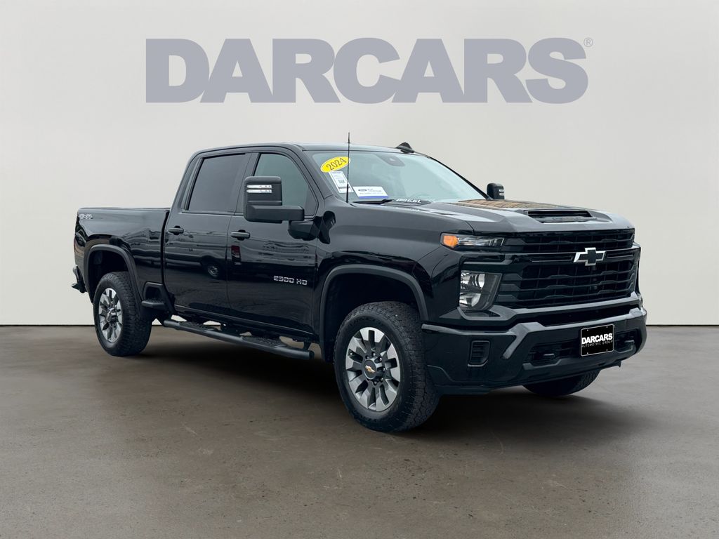 Black 2024 Chevrolet Silverado 2500HD Pickup Truck Four-Wheel Drive Automatic