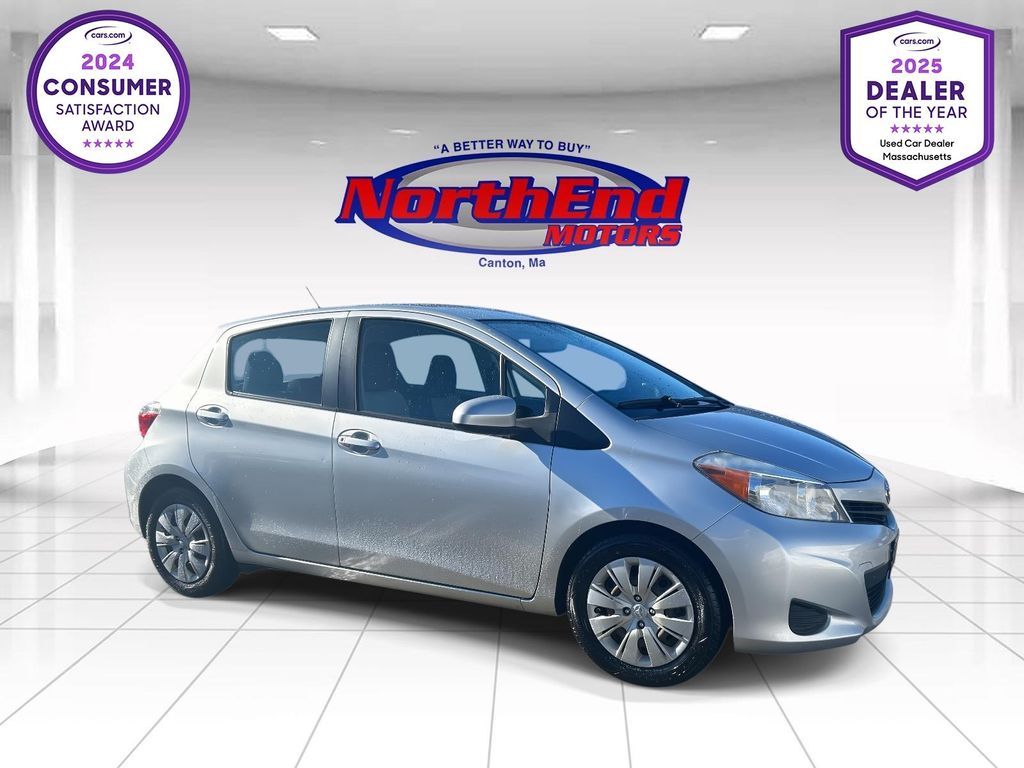 Silver 2012 Toyota Yaris L 2dr Hatchback Hatchback Front-Wheel Drive 4-Speed Automatic Overdrive