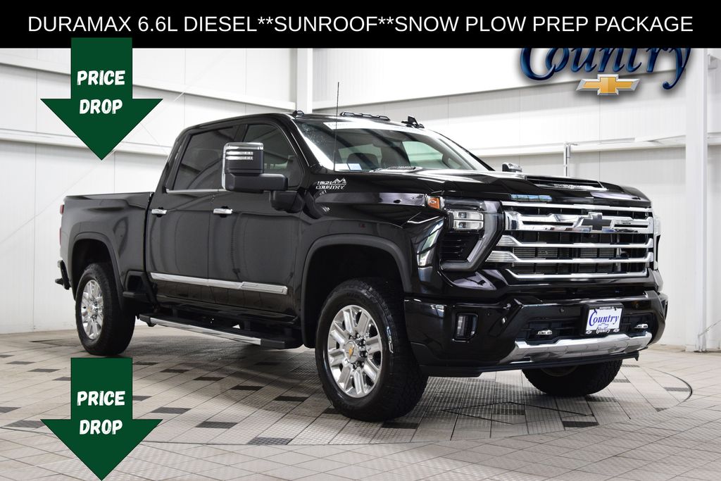 Black 2024 Chevrolet Silverado 2500HD Pickup Truck Four-Wheel Drive Automatic