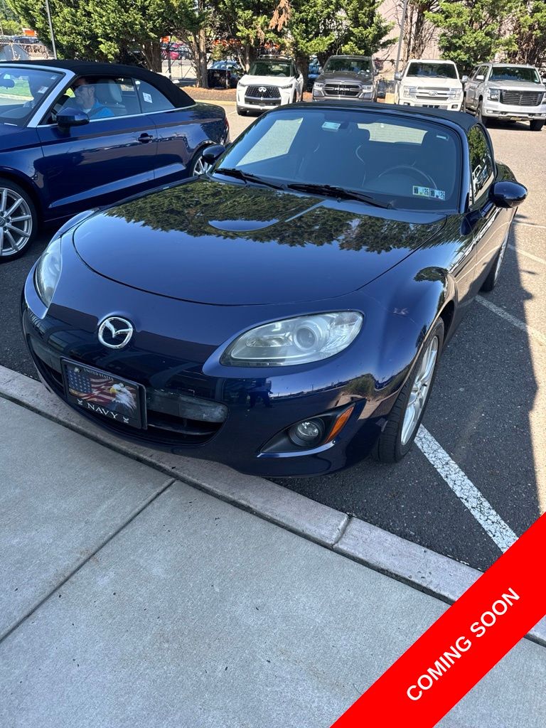 Stormy Blue Mica 2010 Mazda MX-5 Miata Convertible Rear-Wheel Drive 6-Speed Automatic