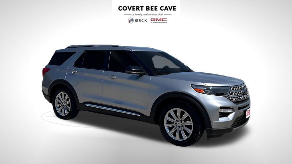 Silver Metallic 2021 Ford Explorer Limited RWD SUV / Crossover Rear-Wheel Drive Automatic