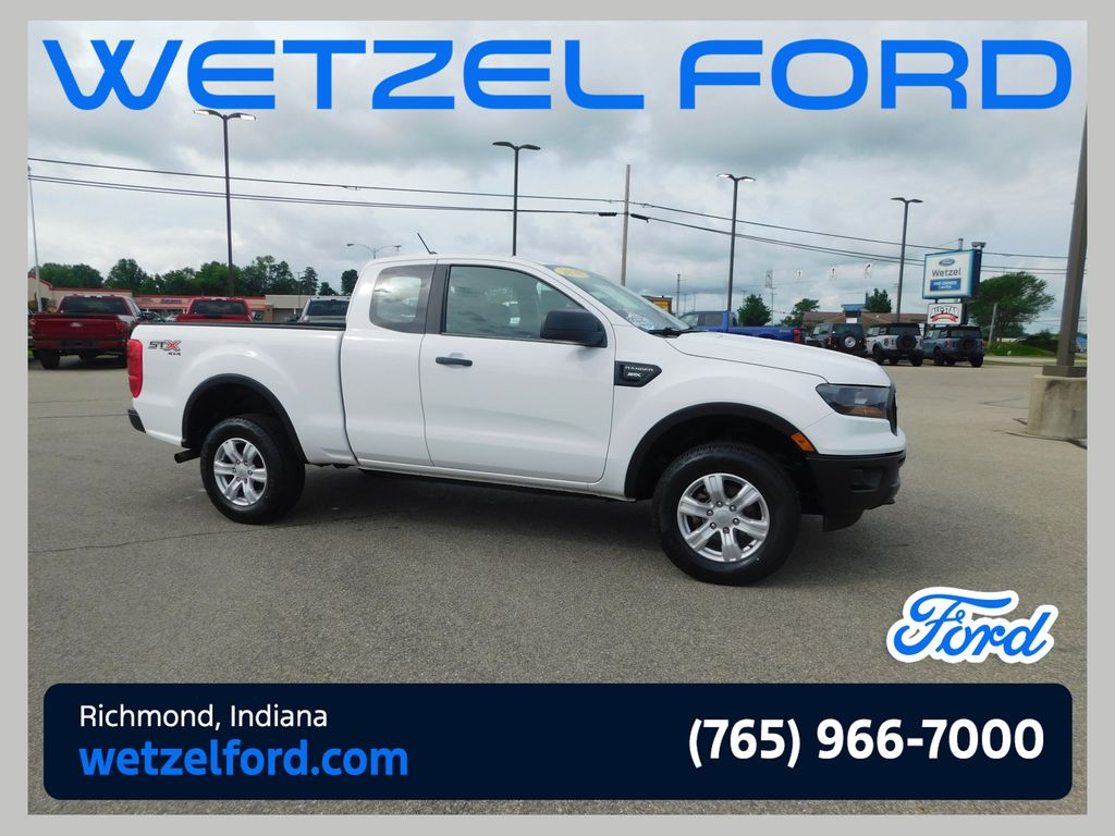 Oxford White 2020 Ford Ranger XL SuperCab 4WD Pickup Truck Four-Wheel Drive Automatic