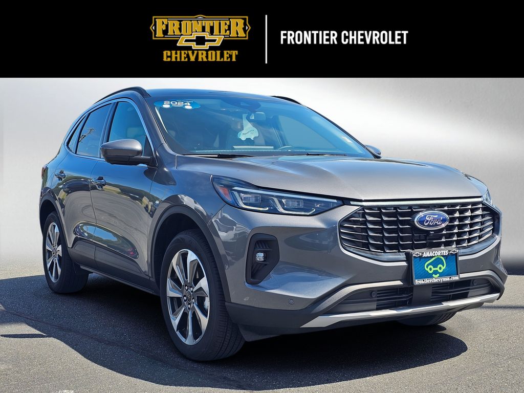 Gray Metallic 2024 Ford Escape SUV / Crossover All-Wheel Drive 8-Speed Automatic