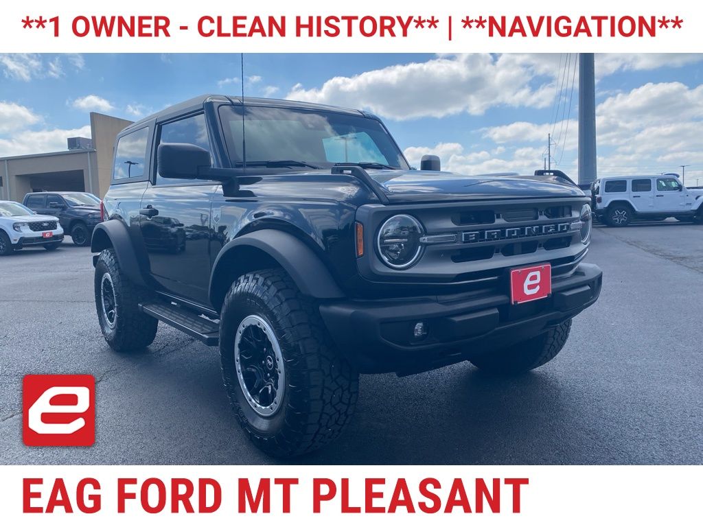 Shadow Black 2022 Ford Bronco Big Bend Advanced 2-Door 4WD SUV / Crossover Four-Wheel Drive Automatic