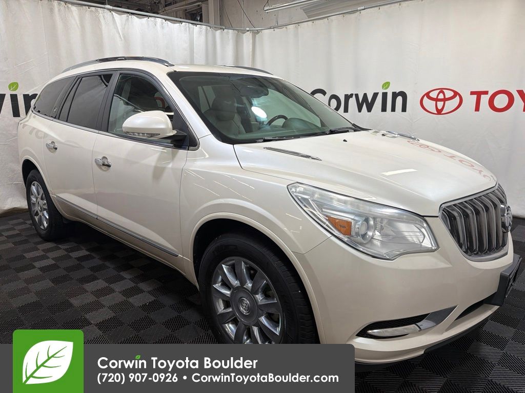 White Diamond Clearcoat 2013 Buick Enclave Leather AWD SUV / Crossover All-Wheel Drive 6-Speed Automatic