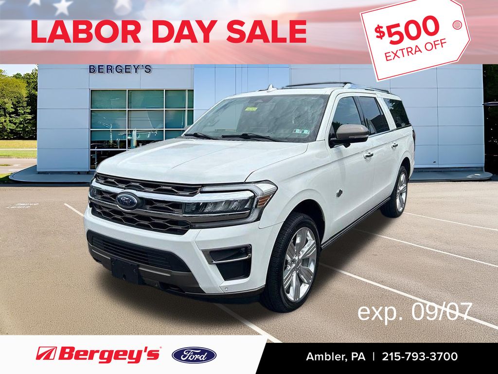 White Metallic 2022 Ford Expedition SUV / Crossover Four-Wheel Drive 10-Speed Automatic