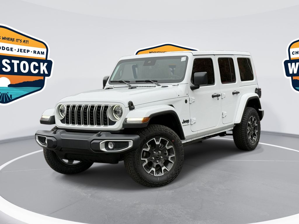 New 2025 Jeep Wrangler Sahara 4D Sport Utility in #J508542