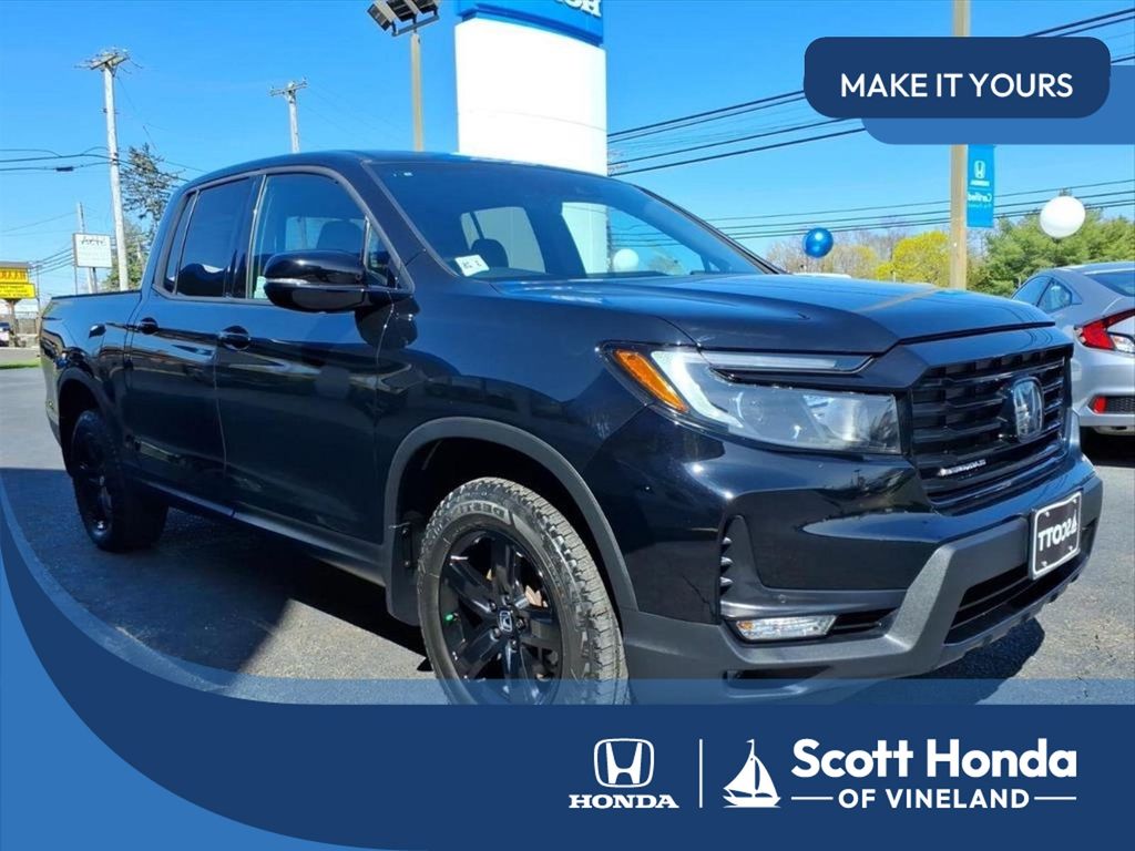 Crystal Black Pearl 2023 Honda Ridgeline Black Edition AWD Pickup Truck All-Wheel Drive 9-Speed Automatic