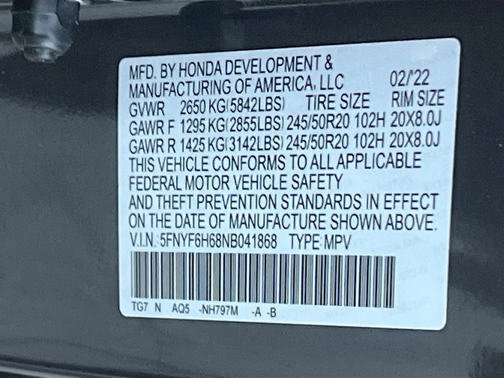 Used 2022 Gray Honda Touring image 36