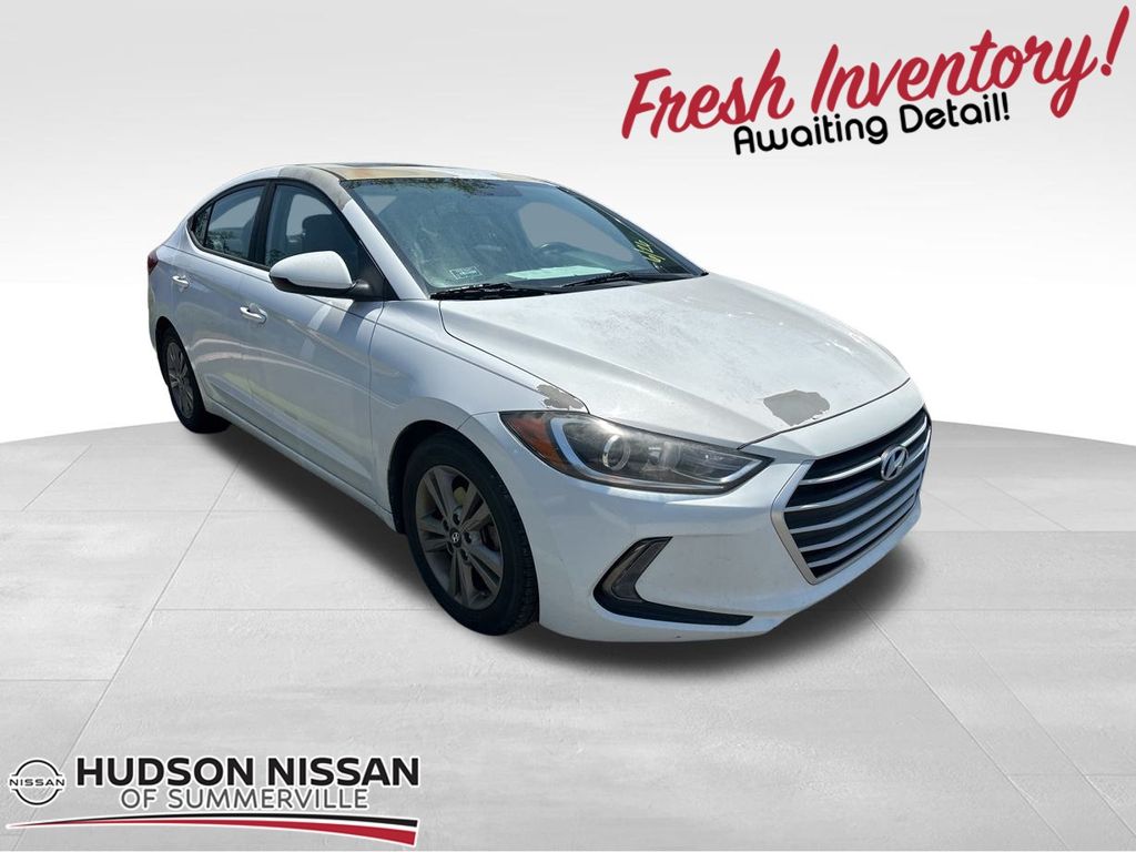 2018 Quartz White Pearl Hyundai Elantra Value Edition FWD Sedan
