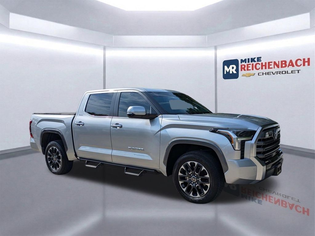 Celestial Silver Metallic 2024 Toyota Tundra Pickup Truck Four-Wheel Drive Automatic