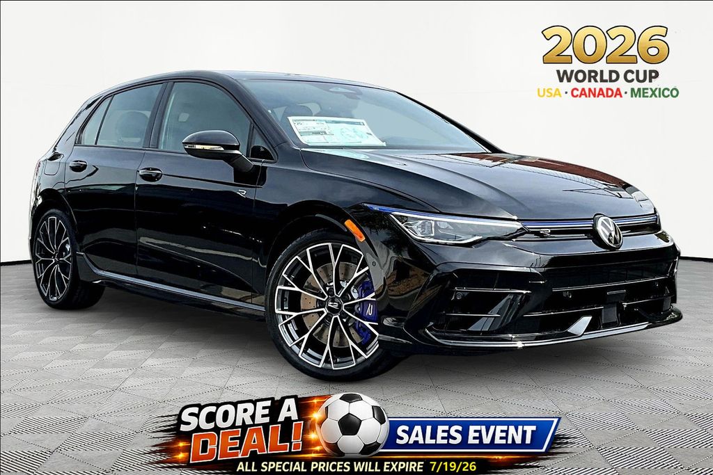 Black 2026 Volkswagen Golf R Hatchback All-Wheel Drive 7-Speed Dual Clutch