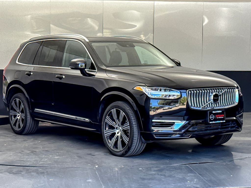 Onyx Black Metallic 2021 Volvo XC90 T8 Recharge Inscription 7-Passenger eAWD SUV / Crossover All-Wheel Drive Automatic