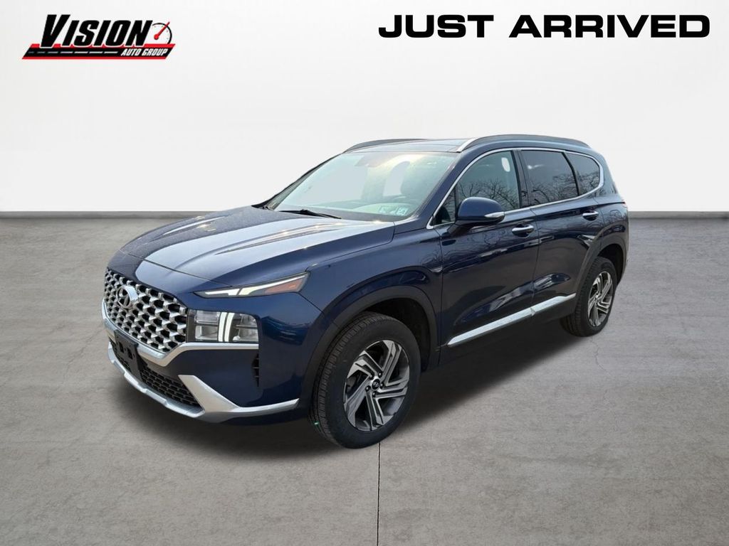 Stormy Blue 2021 Hyundai Santa Fe SEL AWD SUV / Crossover All-Wheel Drive 8-Speed Automatic