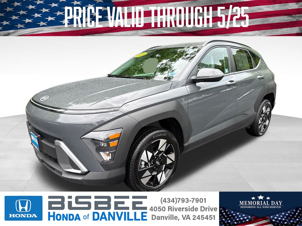 Gray Pearl 2025 Hyundai Kona SEL AWD SUV / Crossover All-Wheel Drive Continuously Variable Transmission