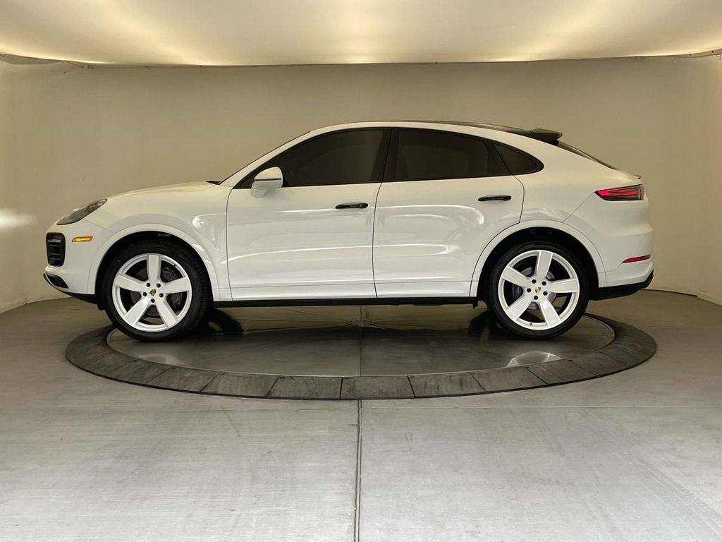 2022 Porsche Cayenne Coupe Platinum Edition White at Audi Porsche Sewickley