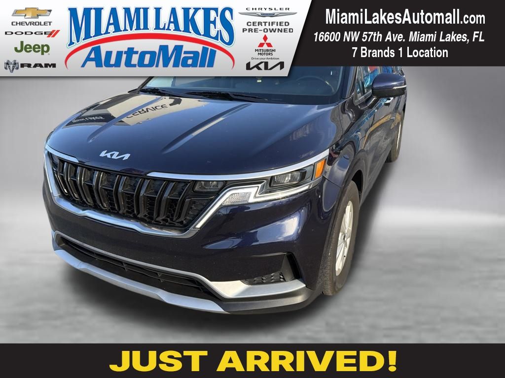 Deep Chroma Blue 2024 Kia Carnival LX FWD Minivan Front-Wheel Drive 8-Speed Automatic