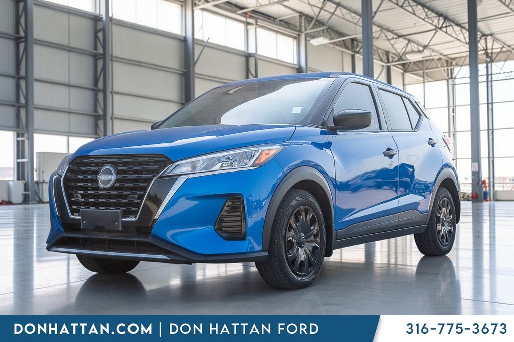 Electric Blue Metallic 2022 Nissan Kicks SUV / Crossover Front-Wheel Drive Continuously Variable Transmission