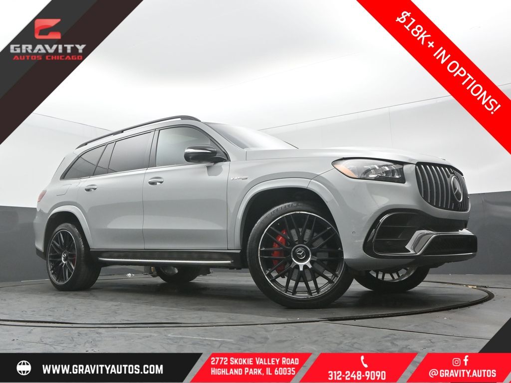 MANUFAKTUR Alpine Gray 2024 Mercedes-Benz GLS AMG GLS 63 4MATIC SUV / Crossover All-Wheel Drive 9-Speed Automatic