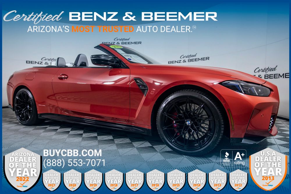 Toronto Red Metallic 2025 BMW M4 Competition xDrive Convertible AWD Convertible All-Wheel Drive 8-Speed Automatic