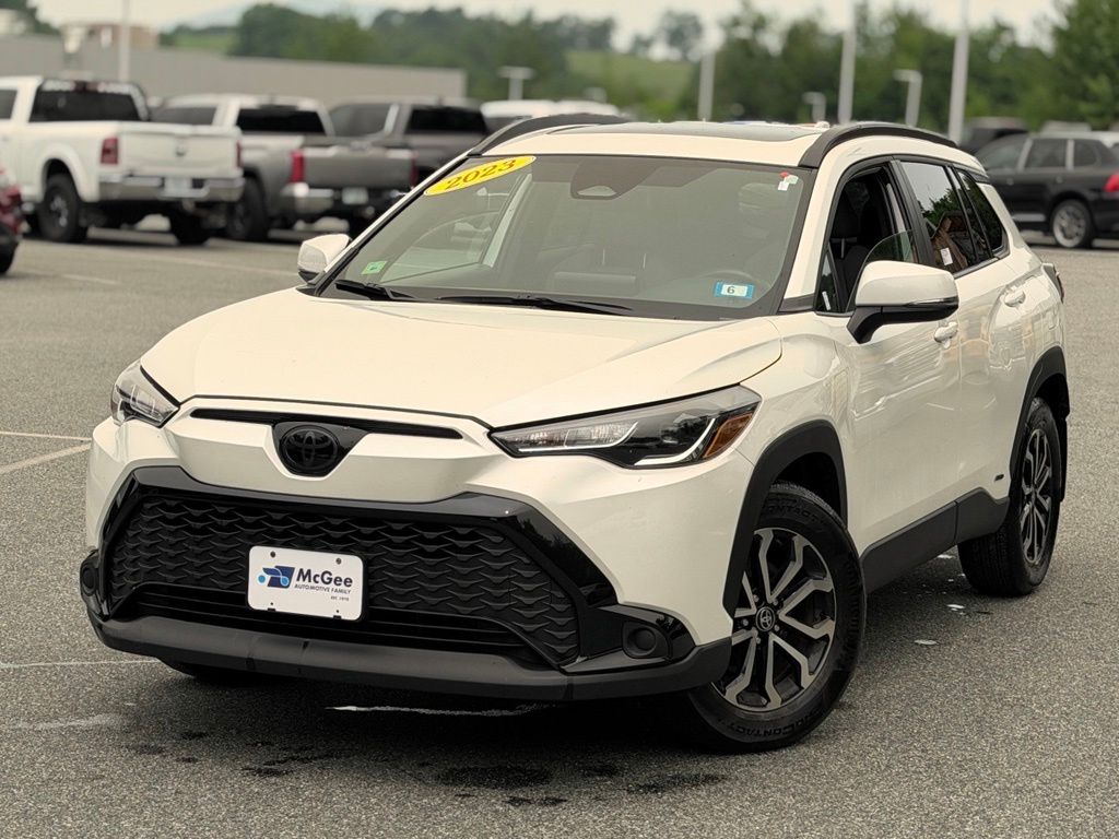Pearl 2023 Toyota Corolla Cross Hybrid SUV / Crossover All-Wheel Drive Continuously Variable Transmission