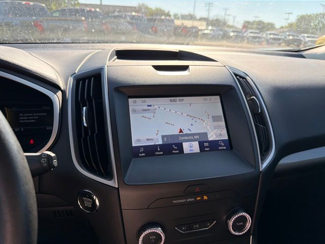 2020 Blue Ford Edge SEL AWD SUV