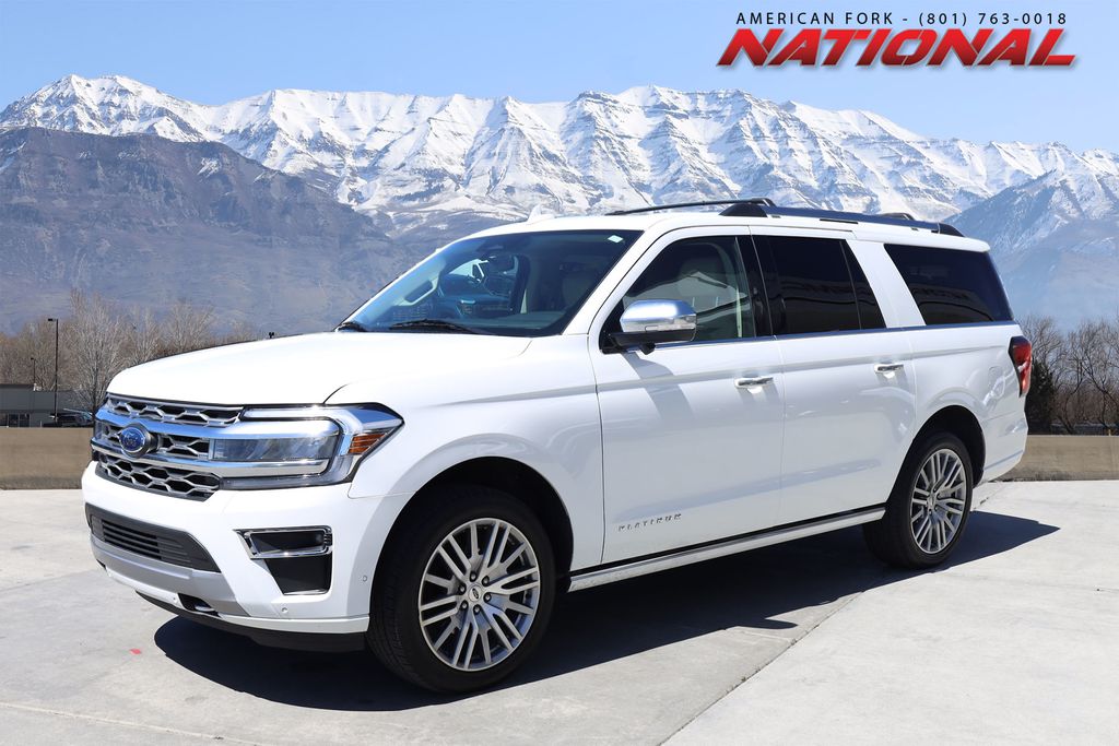 White Metallic 2024 Ford Expedition MAX Platinum 4WD SUV / Crossover Four-Wheel Drive Automatic