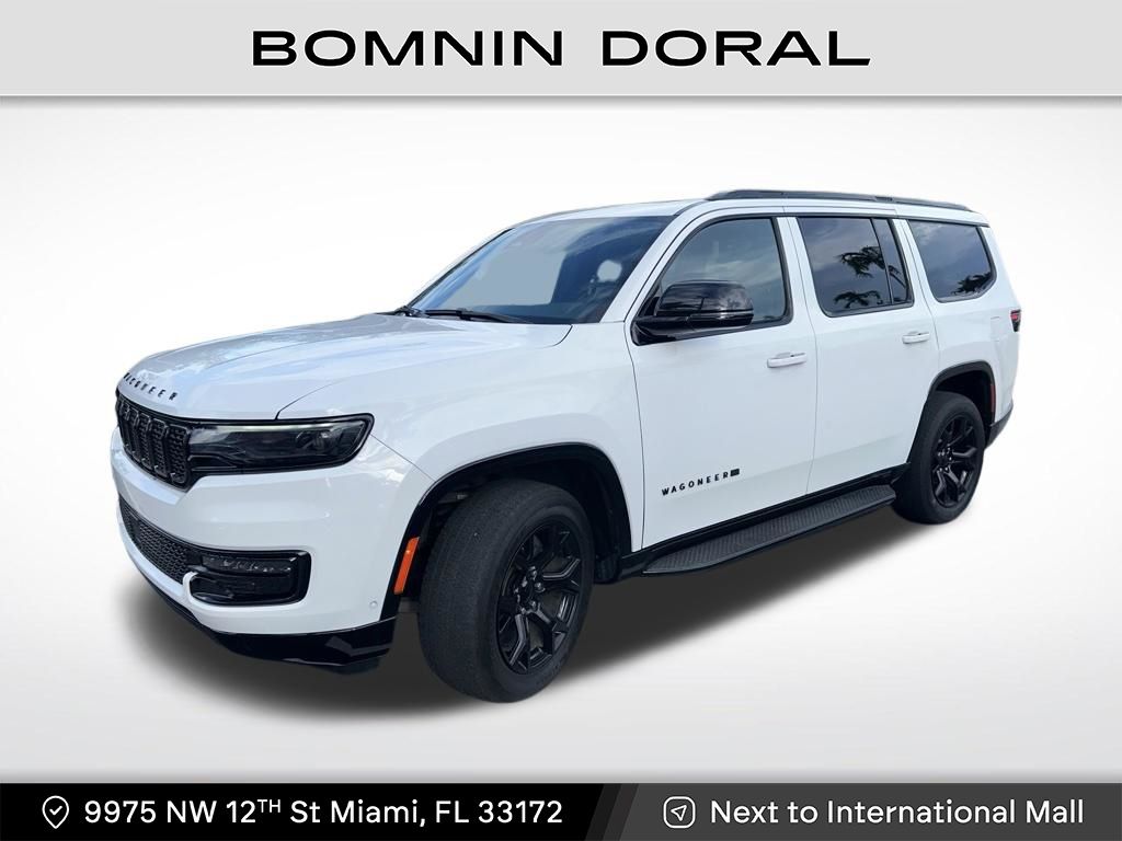Bright White Clearcoat 2023 Jeep Wagoneer Series II RWD SUV / Crossover 4X2 8-Speed Automatic