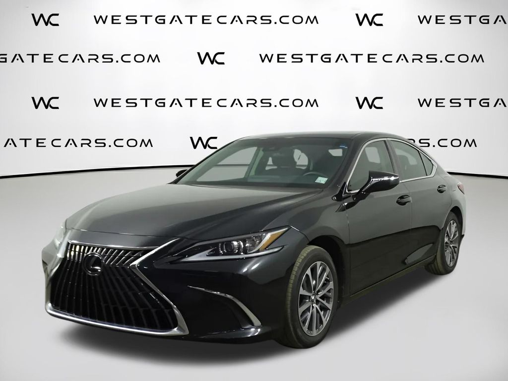 Black (Obsidian) 2022 Lexus ES 350 FWD Sedan Front-Wheel Drive 8-Speed Automatic