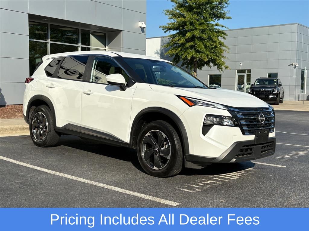 Everest White Pearl 2024 Nissan Rogue SUV / Crossover All-Wheel Drive Continuously Variable Transmission