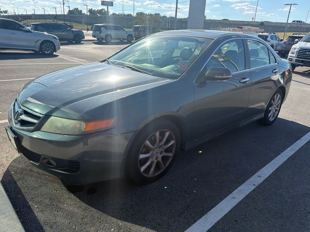 Gray 2008 Acura TSX Sedan Front-Wheel Drive 5-Speed Automatic