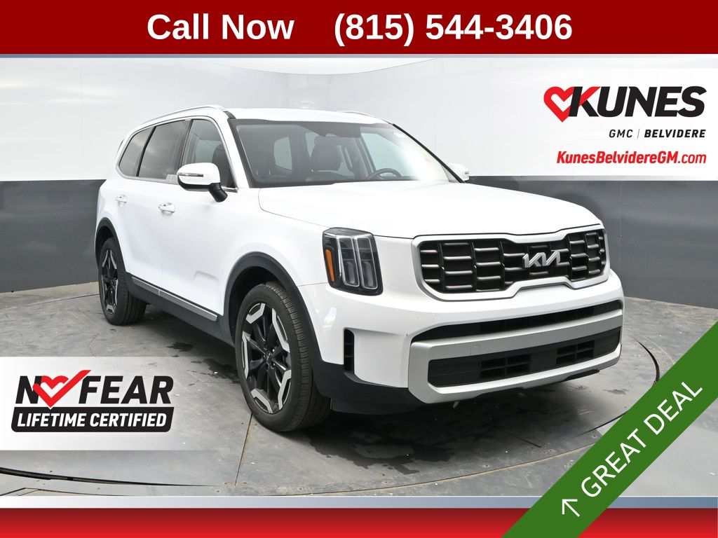 Glacial White Pearl 2025 Kia Telluride SUV / Crossover All-Wheel Drive 8-Speed Automatic