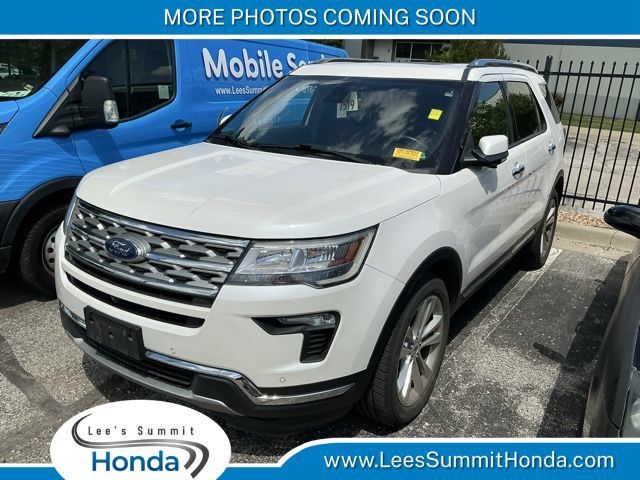 White Platinum Metallic Tri-Coat 2019 Ford Explorer SUV / Crossover All-Wheel Drive 6-Speed Automatic