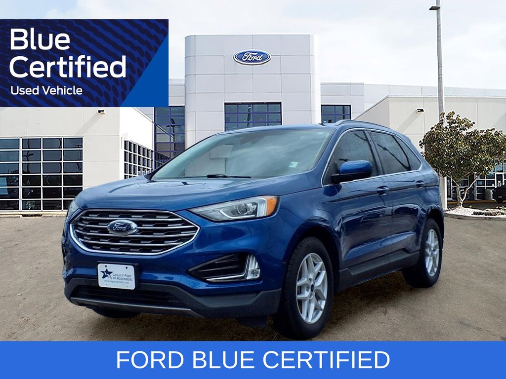 2021 Ford Edge SEL Blue at Cook Ford