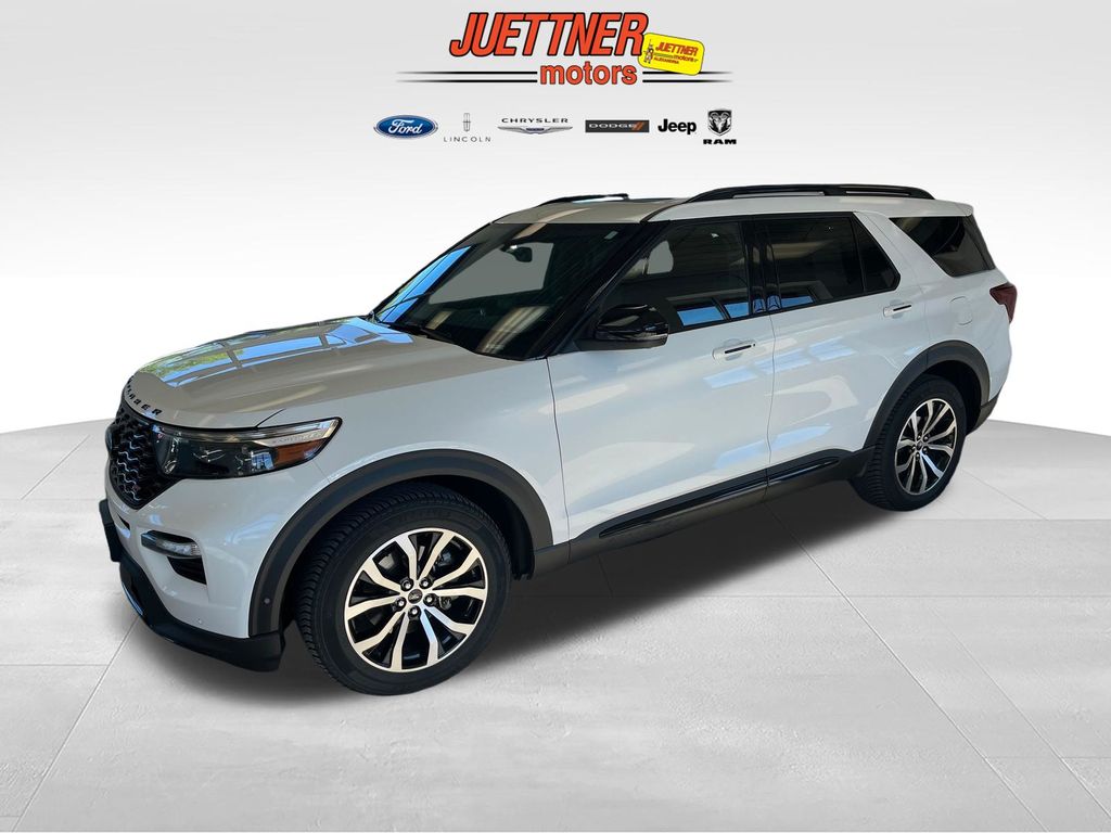 White Metallic 2020 Ford Explorer ST AWD SUV / Crossover All-Wheel Drive Automatic