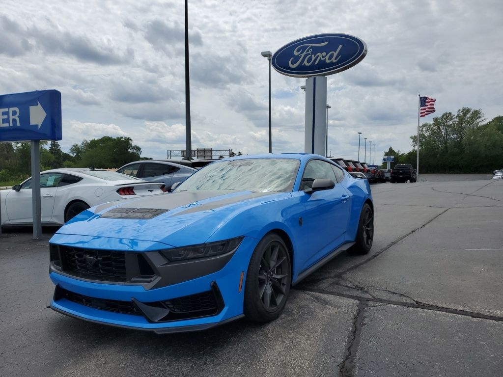 Used 2025 Grabber Blue Metallic Ford Dark Horse image 2