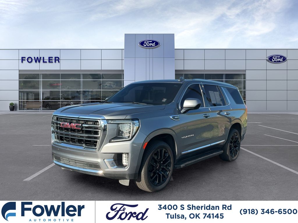 Gray (Satin Steel Metallic) 2022 GMC Yukon SUV / Crossover Four-Wheel Drive
