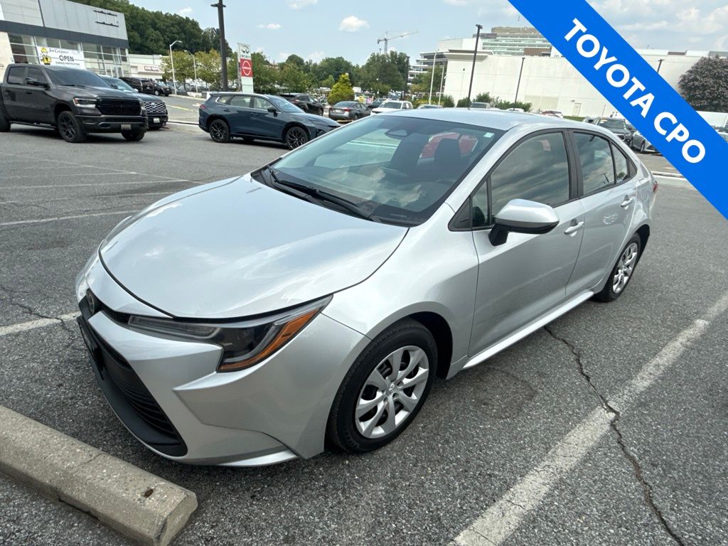Classic Silver Metallic 2024 Toyota Corolla Sedan Front-Wheel Drive Continuously Variable Transmission