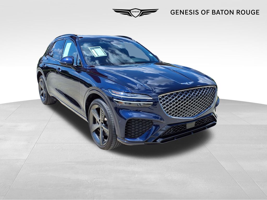 Capri Blue 2025 Genesis GV70 3.5T Sport AWD SUV / Crossover All-Wheel Drive 8-Speed Automatic