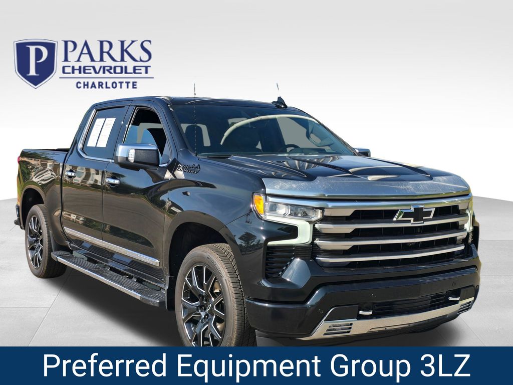 Black 2023 Chevrolet Silverado 1500 Pickup Truck Four-Wheel Drive Automatic